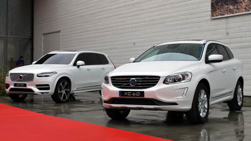 Volvo aligning model range into three families