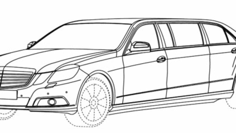 Mercedes-Benz S-Class - Design Sketch - Car Body Design