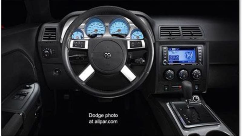 2008 Dodge Challenger SRT8 interior pics leaked - Autoblog