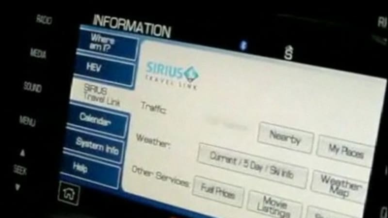 how does sirius travel link work
