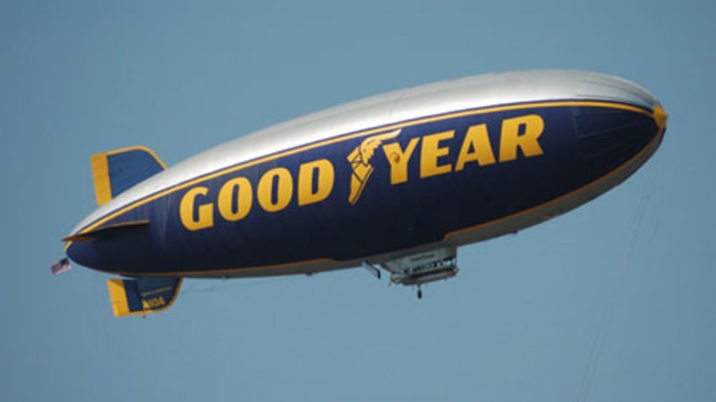 Custom Made Goodyear Blimp Dirigible Model