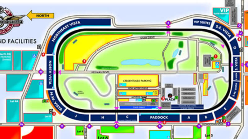 Track Map 500 Indy 630 