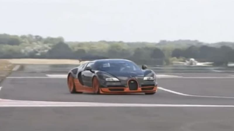 bugatti veyron top speed video