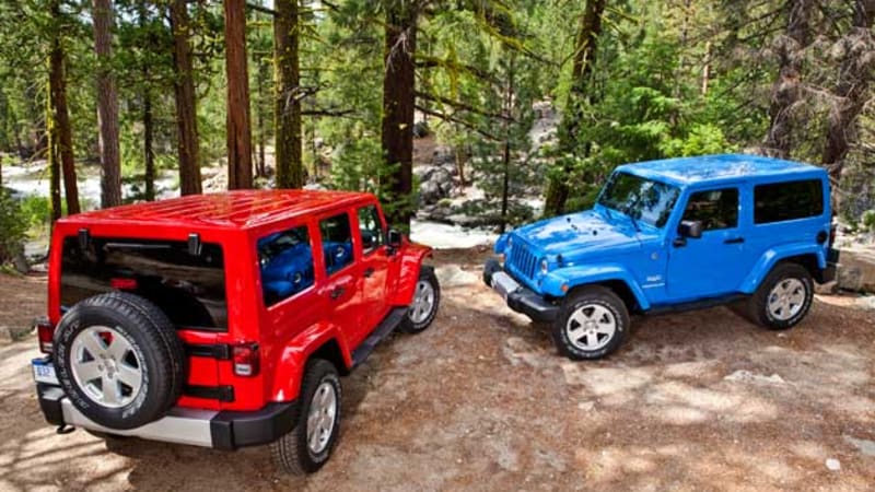 Jeep Wrangler's body-color roof option taking off - Autoblog