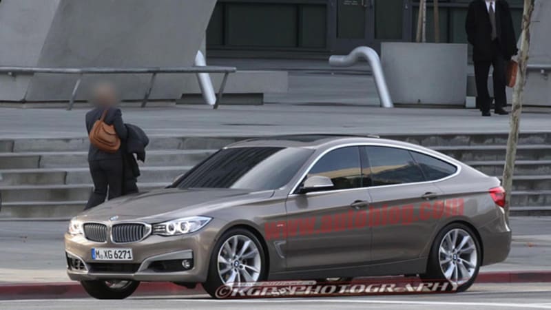 BMW 3 Series GT caught uncovered filming commercial - Autoblog