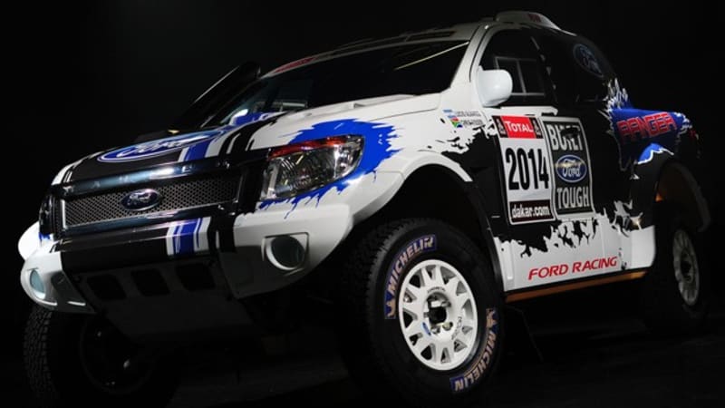  Ford muestra el Ranger con motor V8 rumbo al Rally Dakar