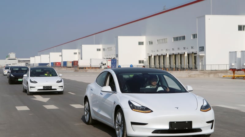 Tesla Drops Chinese Model 3 Price 10 To Qualify For Incentives Autoblog