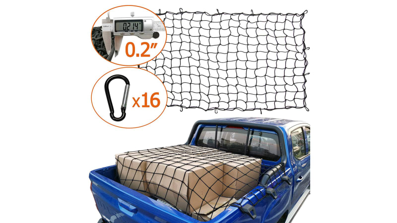 This bungee cargo net is available for your truck bed at just $14.99