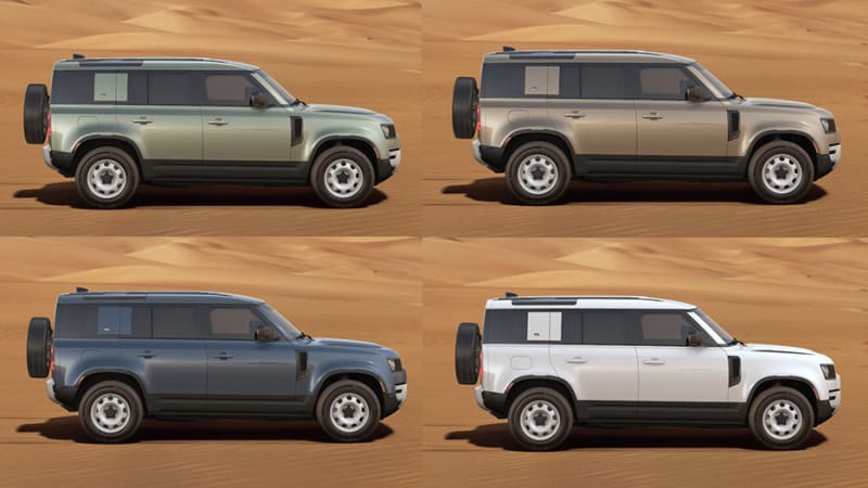 Check out the 2020 Land Rover Defender's many colors and ...