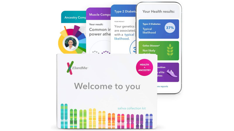 This 23andMe DNA testing kit is available for 50% off today only