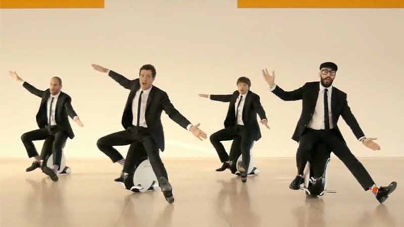 OK Go ride Honda UNI-CUB β in latest amazeballs music video - Autoblog