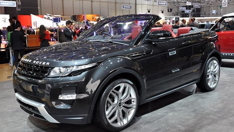 Range Rover Evoque convertible unlikely to see production - Autoblog
