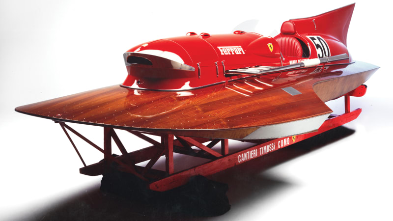Record-setting 1953 Timossi-Ferrari V12 hydroplane is as rare as it gets
