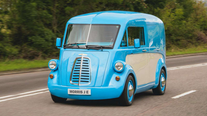 1949 Morris J-Type resurrected as electric, carbon fiber-bodied van