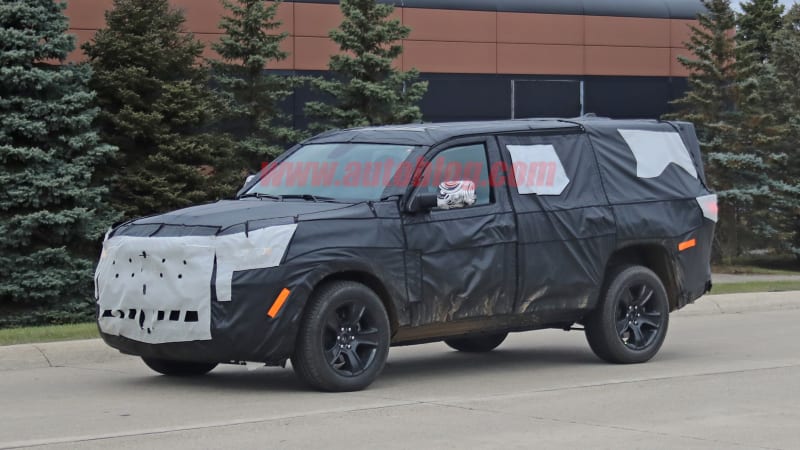 <br />
Jeep Wagoneer spied in prototype form for the first time 