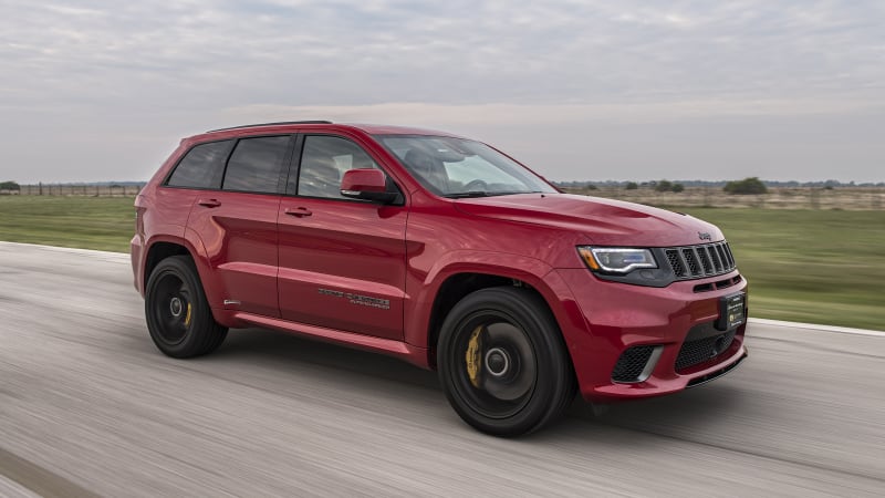 2019 Hennessey Jeep Grand Cherokee Trackhawk HPE1000 driving review -  Autoblog