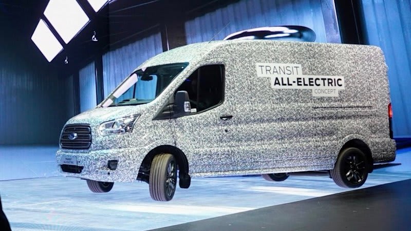 ford transit electric van for sale