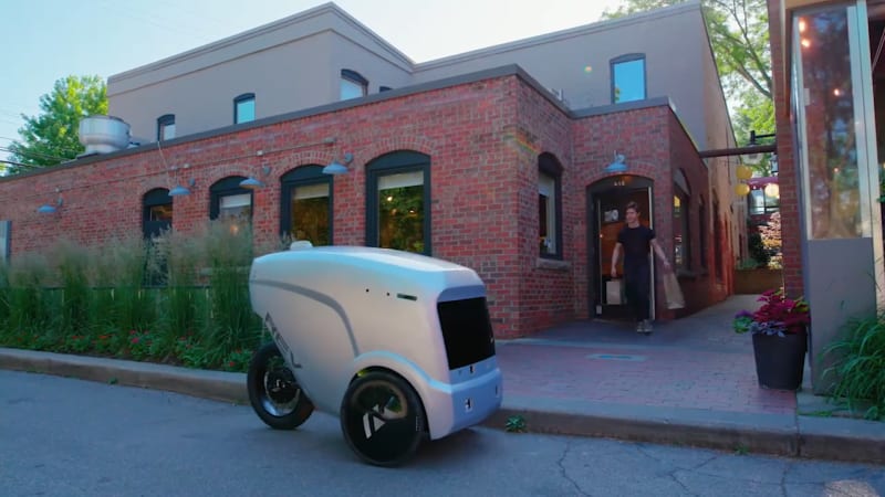 photo of Autonomous delivery bots are roaming the streets of Michigan image