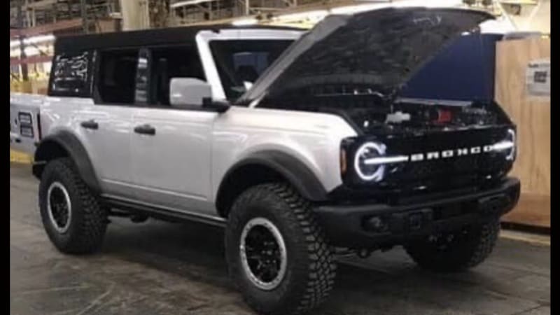 2021 Ford Bronco Leaked In Production Line Styling Photos Autoblog