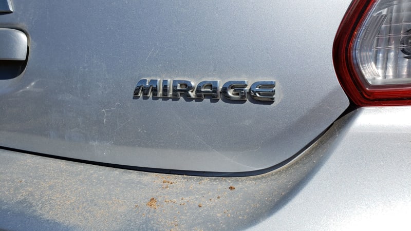 junkyard gem 2015 mitsubishi mirage hatchback autoblog junkyard gem 2015 mitsubishi mirage