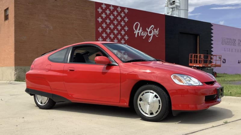 2000 Honda Insight with 5,400 miles on Bring a Trailer - Autoblog