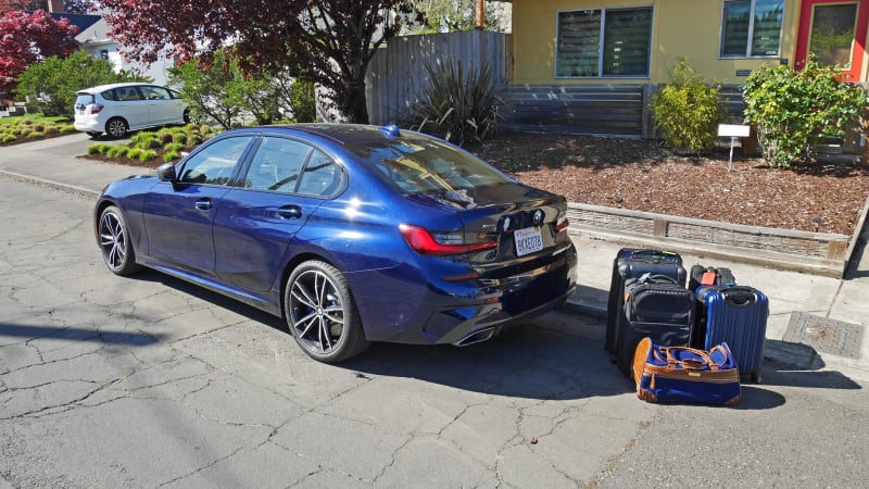 BMW 3 Series Luggage Test | How big is the trunk? - Autoblog