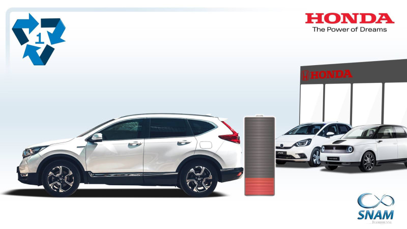 photo of Honda Europe reveals how it will recycle EV and hybrid batteries image