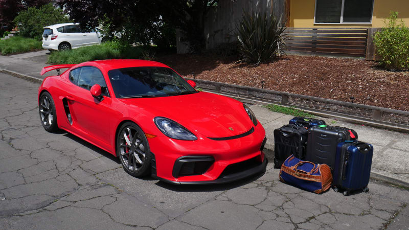 photo of 2020 Porsche 718 Cayman Luggage Test | Junk in the trunk and the frunk image