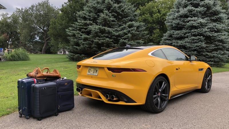 2021 Jaguar F-Type Luggage Test | Get away, and look extremely good doing it