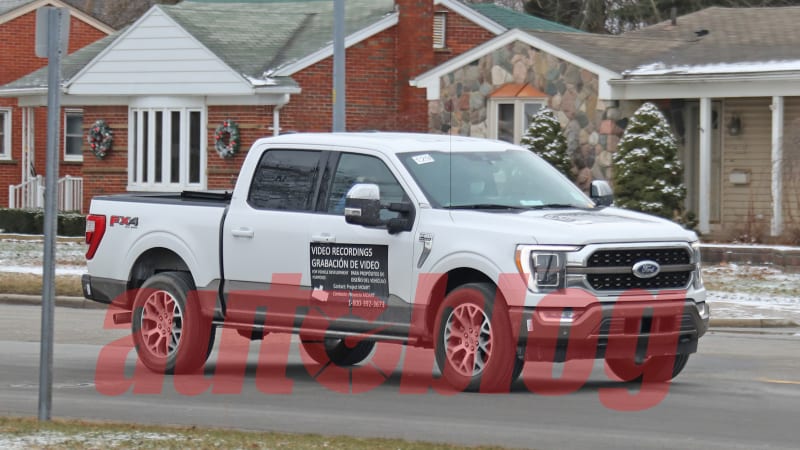 Spy Photos: Ford F-150 with magnetic signs on doors and tailgate