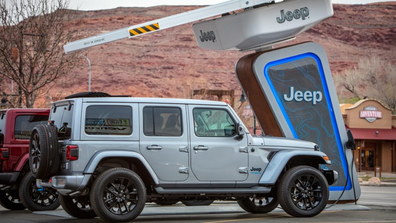 photo of Jeep and Electrify America to put EV chargers at 4WD trailheads image