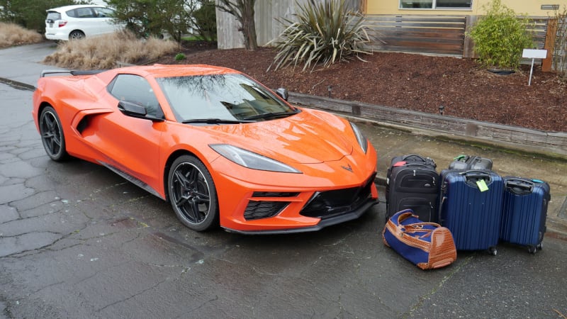 Chevrolet Corvette Luggage Test | Now with 100% more frunk