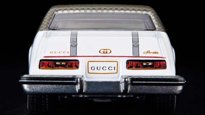 Hot Wheels partners with Gucci for a diecast 1982 Cadillac Seville 