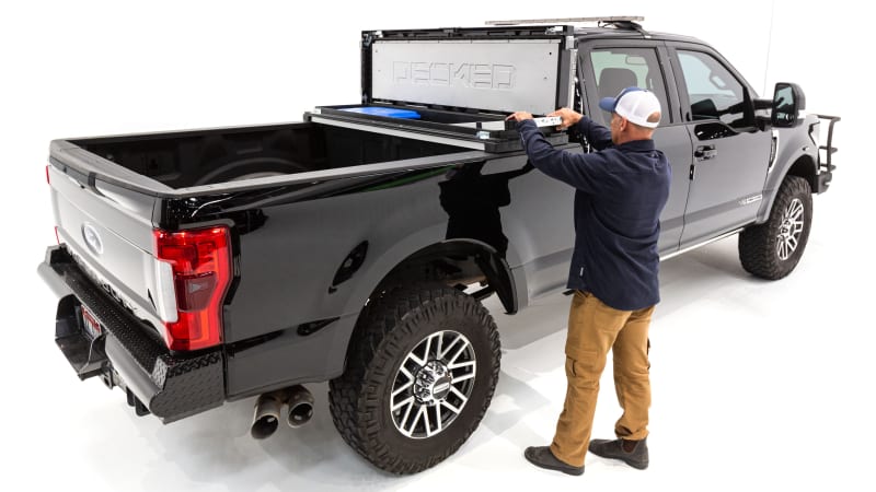 RevisiÃ³n de la caja de herramientas de Platform Truck: La escalera marca la diferencia