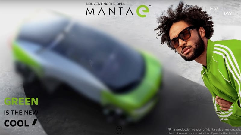 Opel Manta E-Teaser