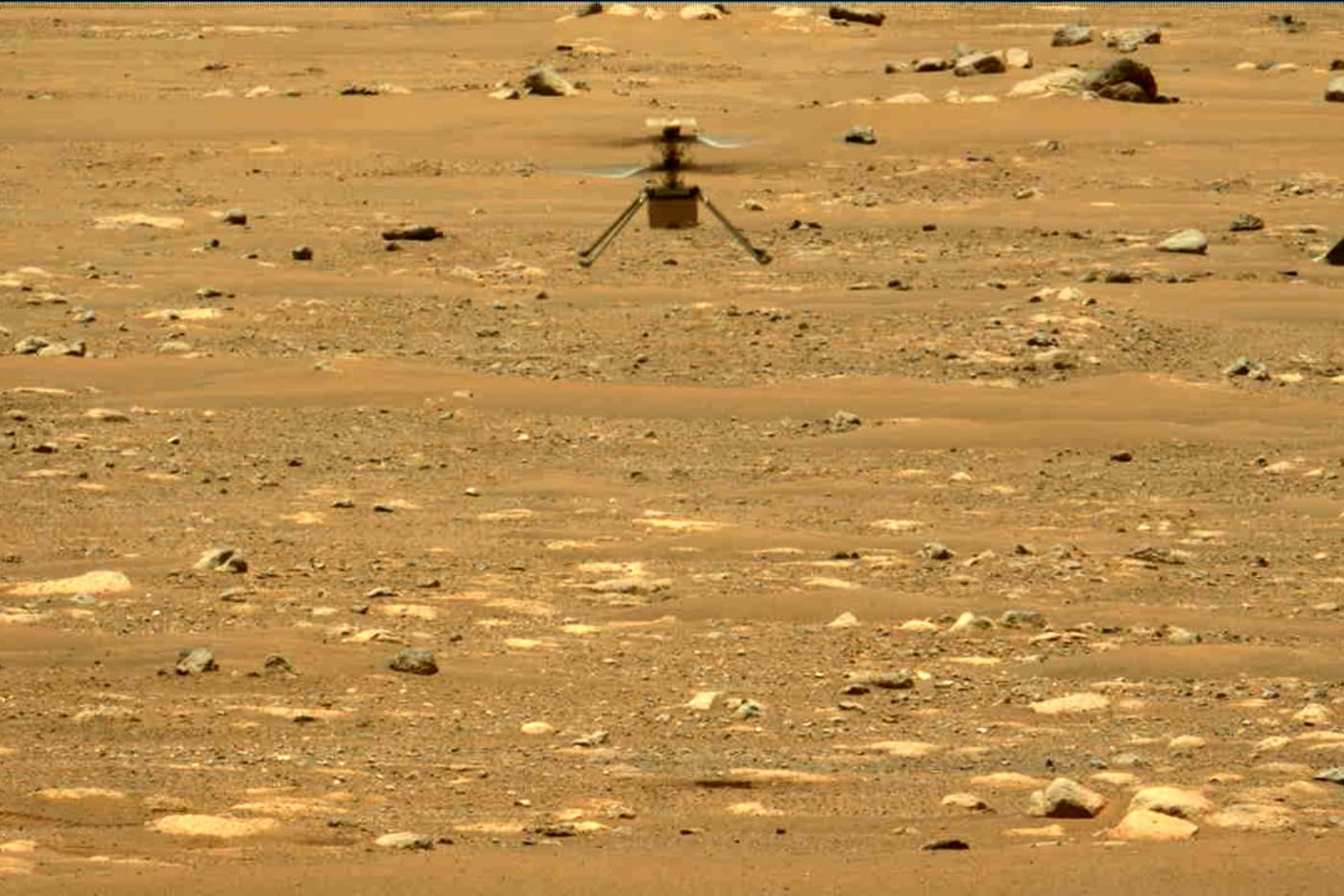 حلقت مروحية Ingenuity التابعة لناسا على سطح المريخ للمرة الأخيرة