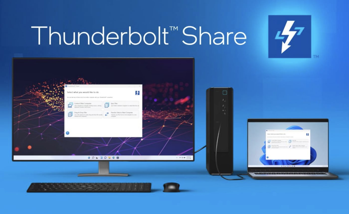 Intel's Thunderbolt Share makes it easier to move large files between PCs