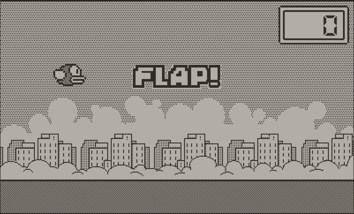 Someone made a Flappy Bird tribute for the Playdate that lets you use the crank to fly
