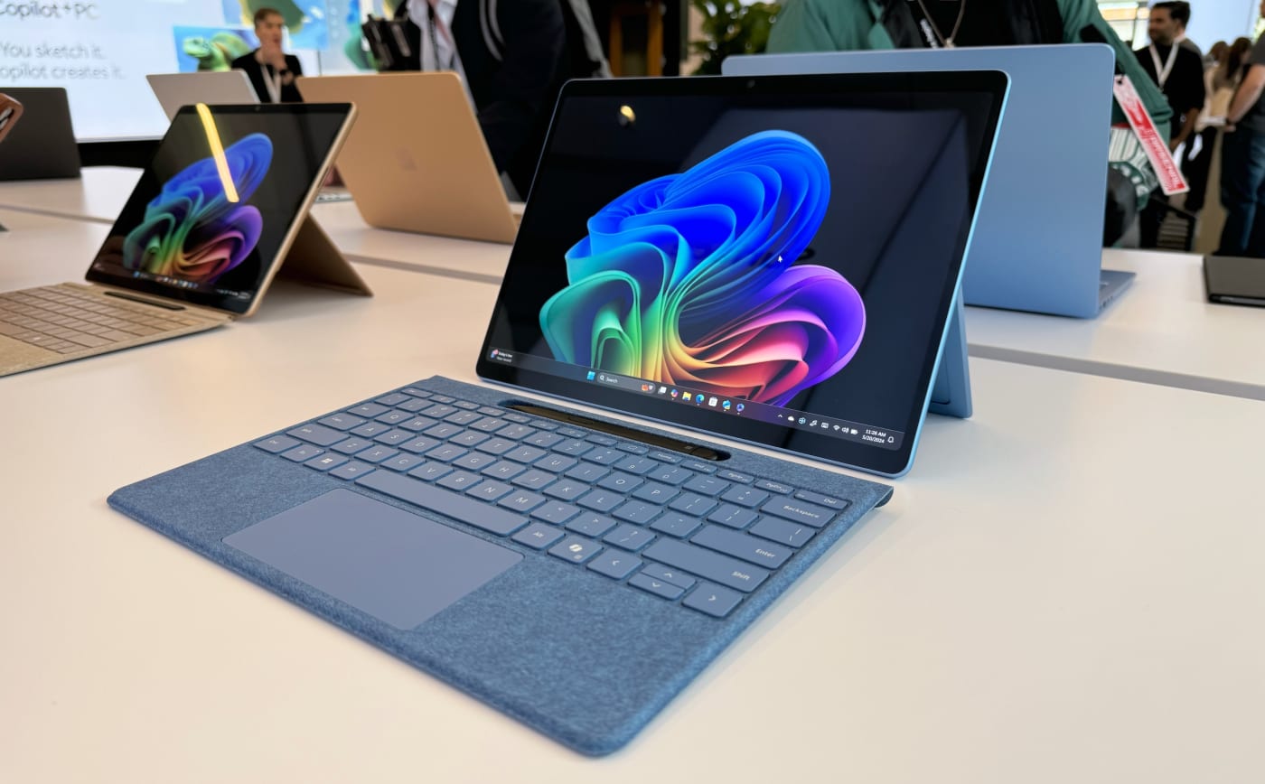 Microsoft Surface Pro Copilot+ hands-on: Slimmer bezels and AI smarts