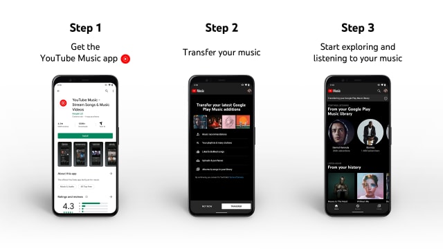Youtube Music Will Transfer Your Google Play Songs With One Click Engadget - how to find a song id in the roblox app youtube