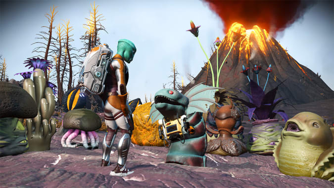 Make friends with alien creatures in the No Man's Sky's Companions update