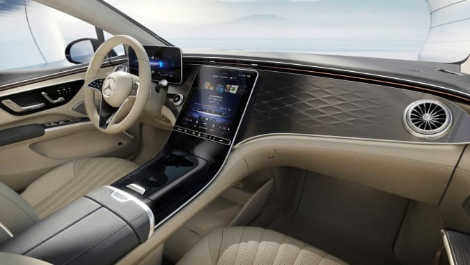 Mercedes-Benz's EQS interior is a blend of luxury and high-tech