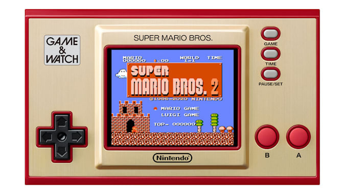 Super Mario Bros.  Game & Watch with 