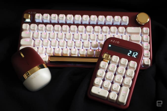 Mouse, keypad, keyboard