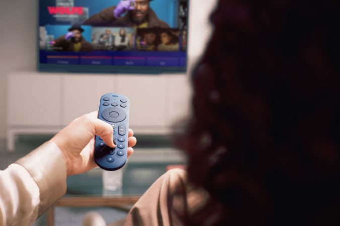 Image of the new Sky Glass voice remote control