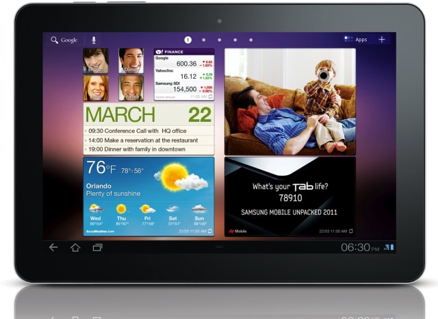 Samsung Galaxy Tab 10 1 Photo Specs And Price Engadget