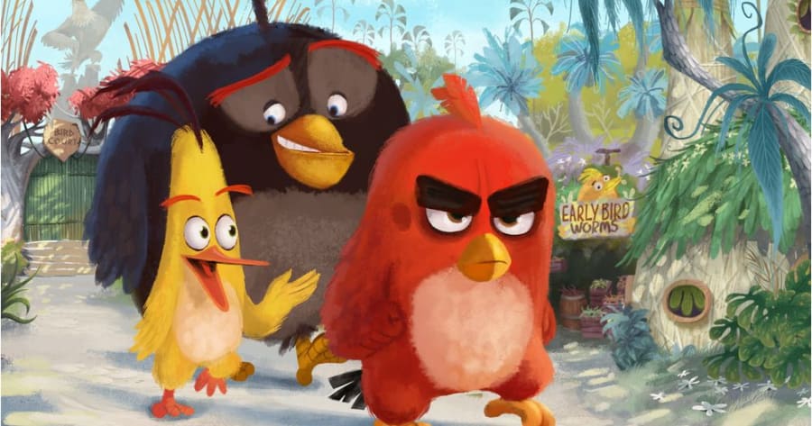 Concept art from The Angry Birds The Movie. [PNG Merlin Archive]
