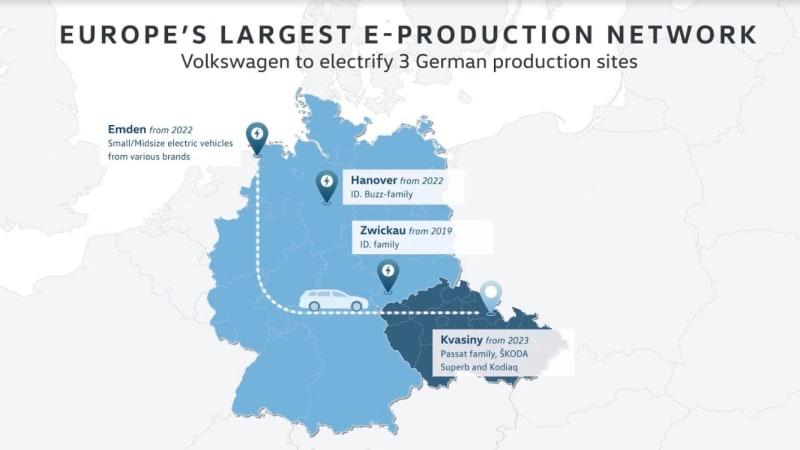 VW electric vehicle production