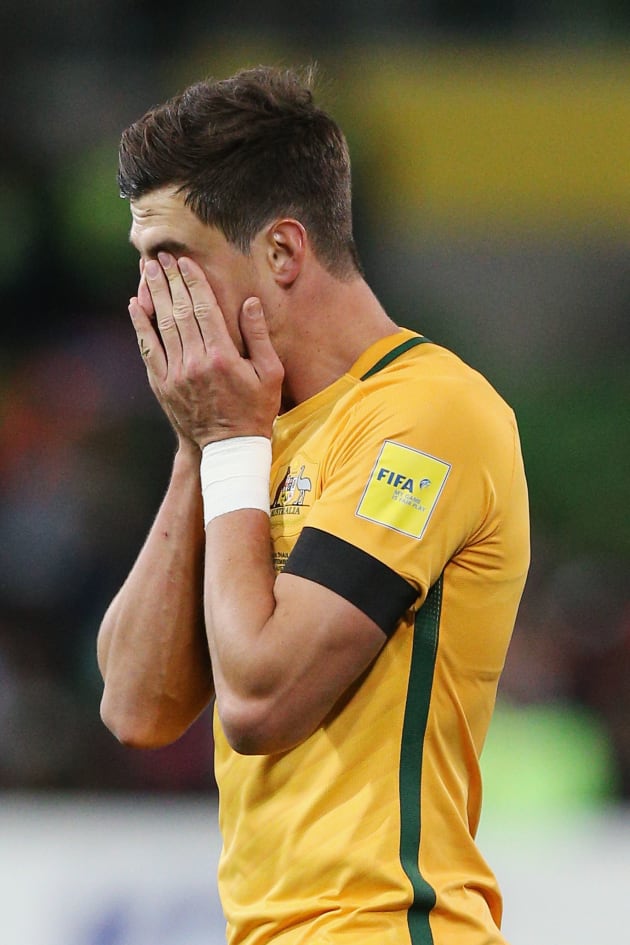 There were many moments exactly like this one during the Socceroos' qualifying campaign.