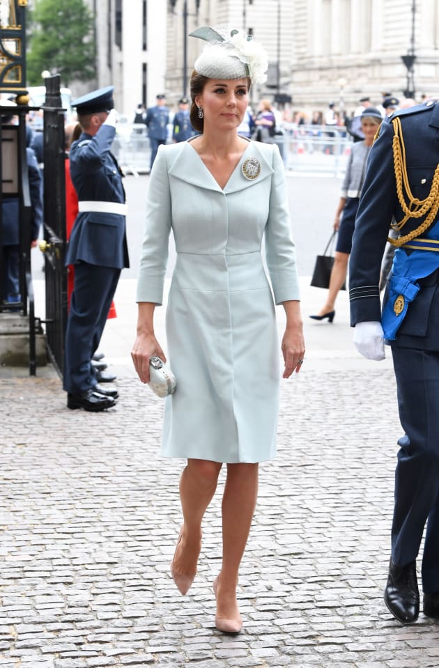 Catherine, Duchess of Cambridge during the RAF Centenary at Westminster Abbey, London.